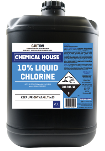 LIQUID POOL CHLORINE (SODIUM HYPOCHLORITE)